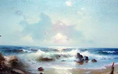爆料海景油画视频下载,一场视觉盛宴的云端之旅